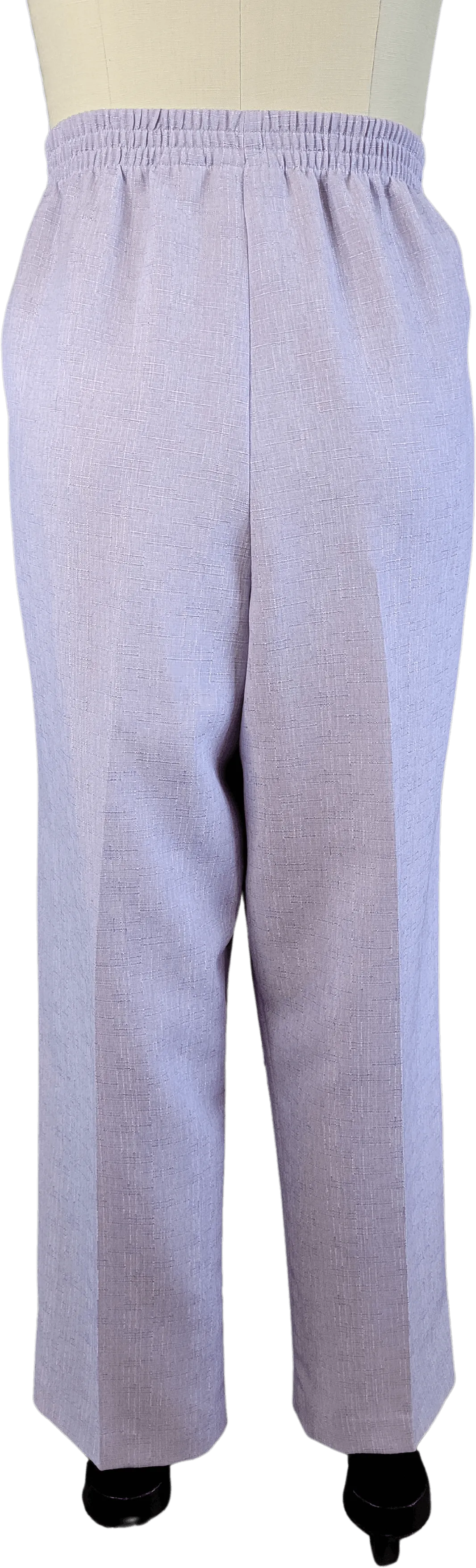 00's Pastel Purple High Waisted Wide Leg Pants with Pockets