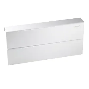 12" L Two-Panel Center/End Trim for UF-2 Radiator - Runtal White