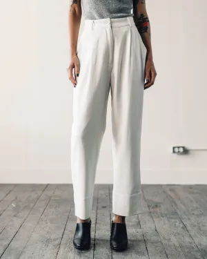 7115 Painter Wool Trouser, Off-White