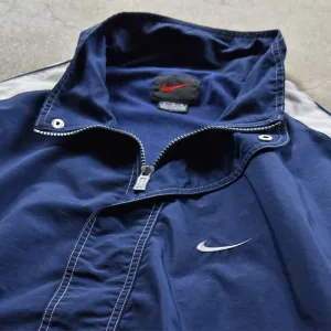 90's　NIKE/ナイキ swoosh 刺繍ロゴ ナイロンジャケット　230816