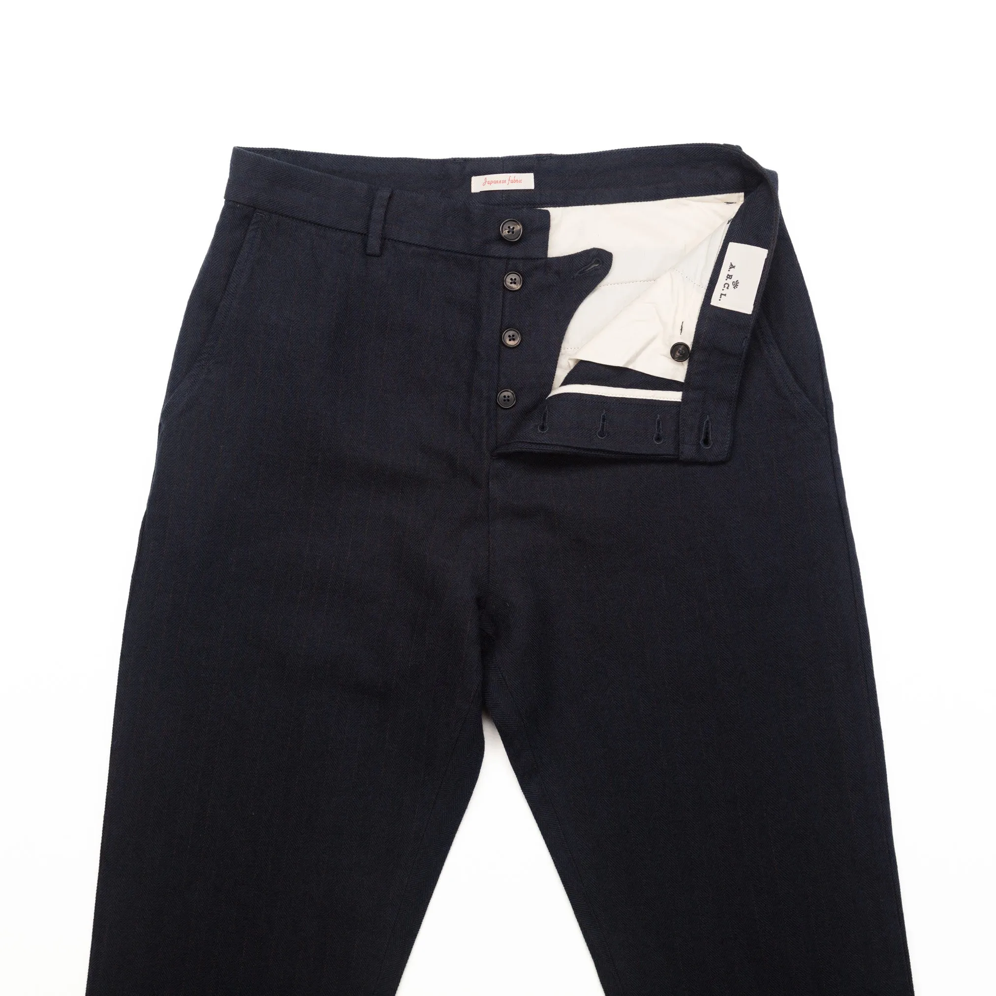 Alvise Pants in Navy HBT Stripe