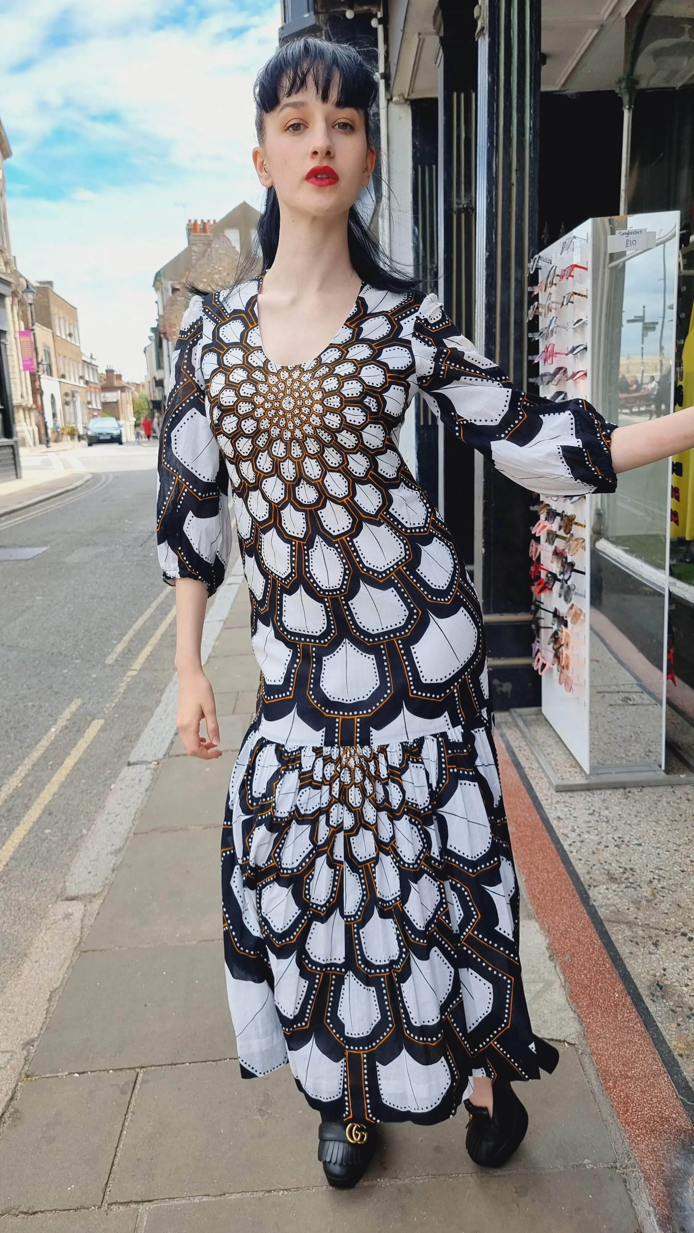 Amazing 1970s vintage dress - S/M