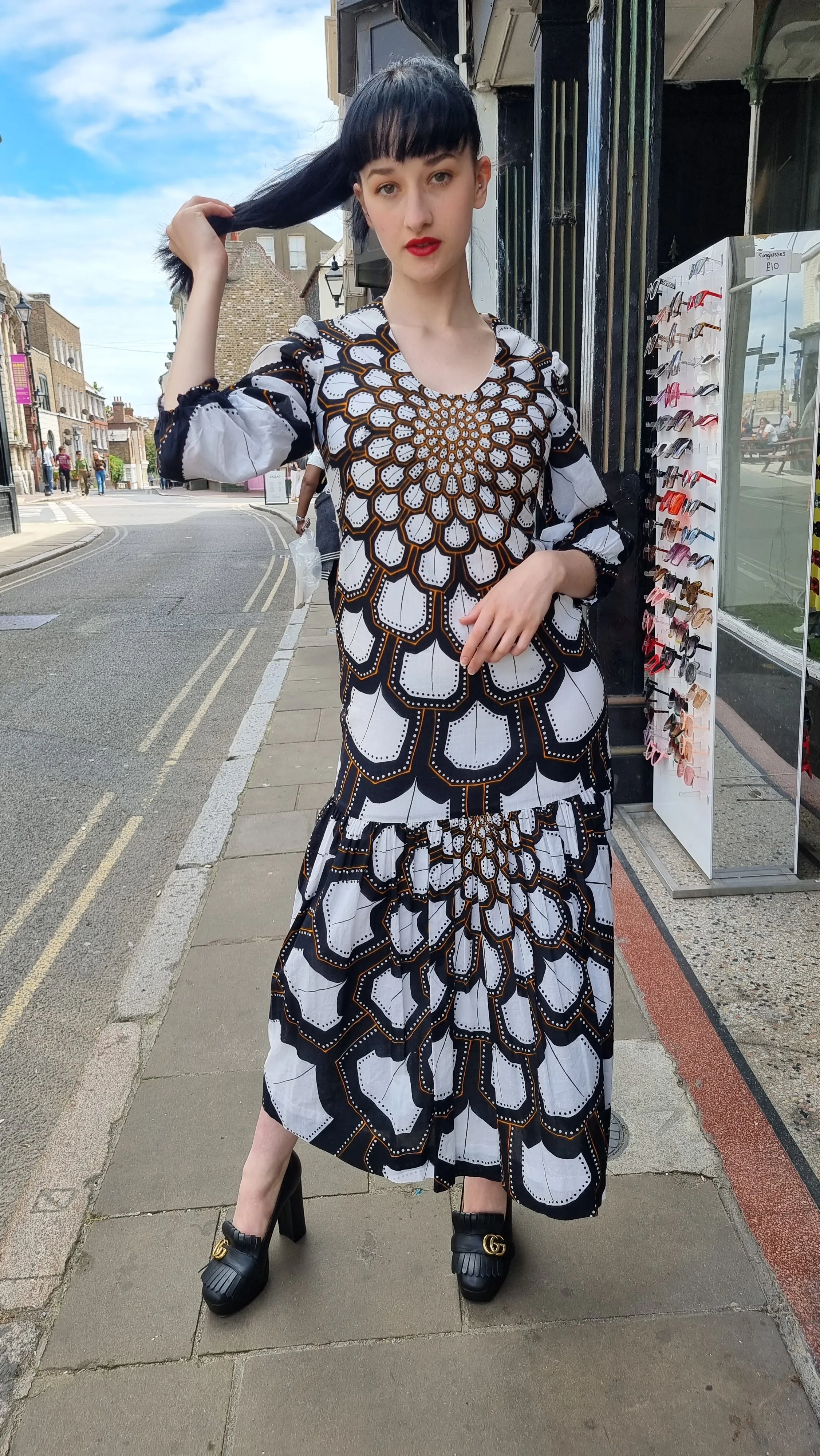 Amazing 1970s vintage dress - S/M