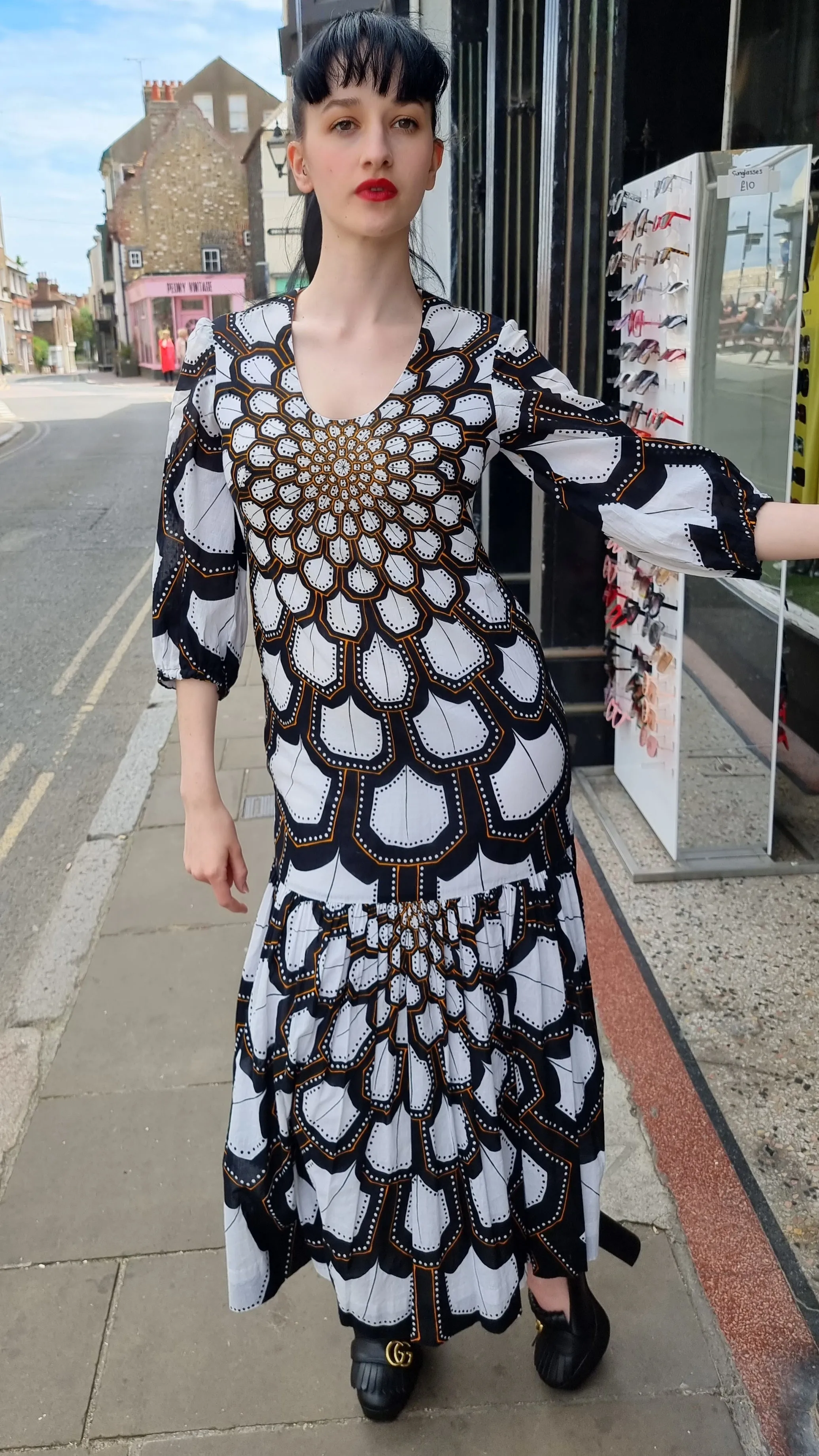 Amazing 1970s vintage dress - S/M