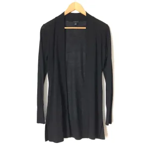 Ann Taylor Black Open Front Cardigan- Size XS