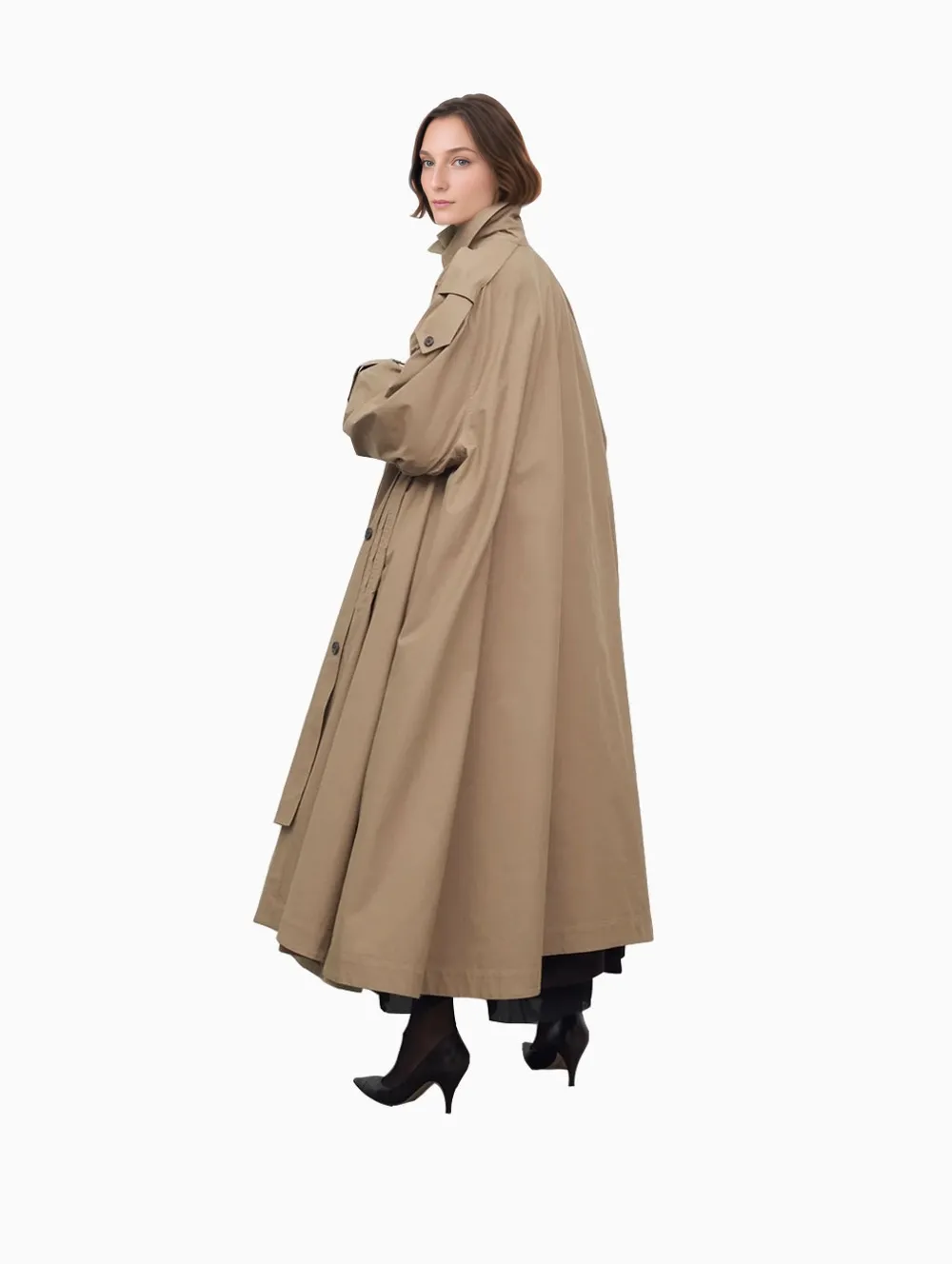 Aralia trench coat