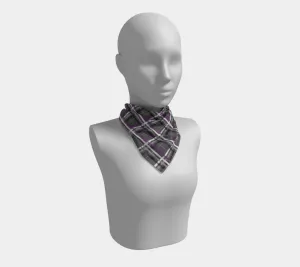 Asexual Plaid Square Scarf