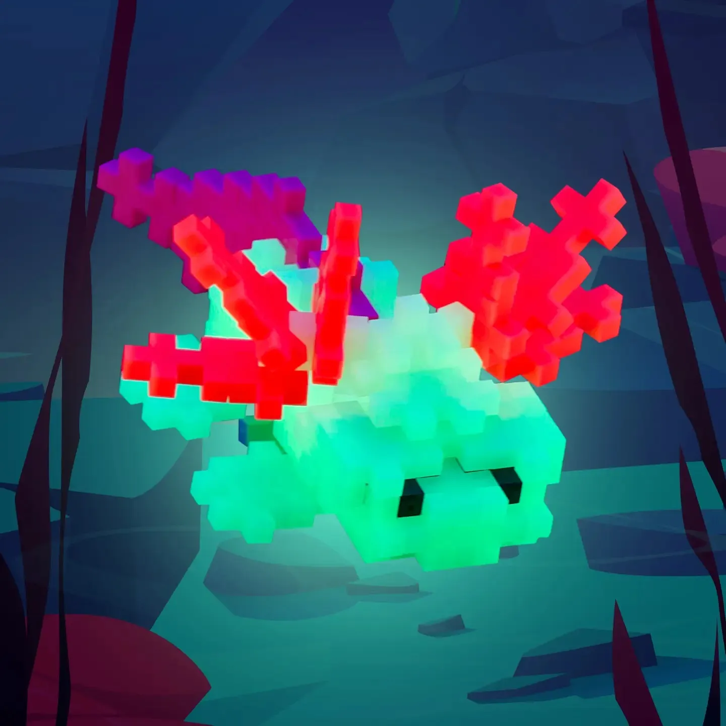 Axolotl - Plus Plus Tube