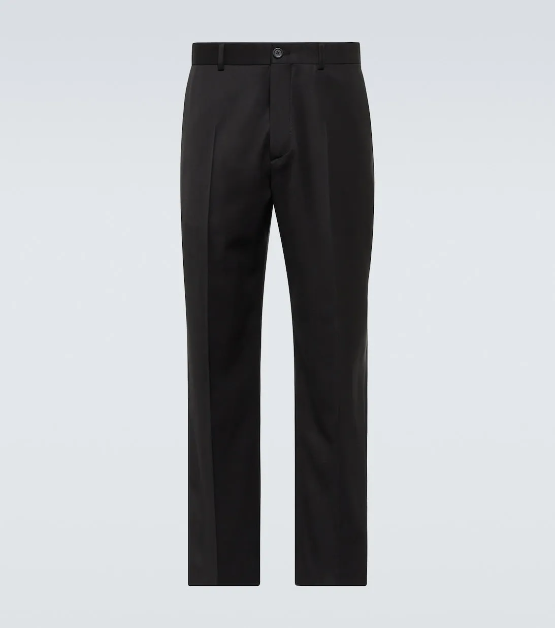 Balenciaga Wool Flare Pants, Black