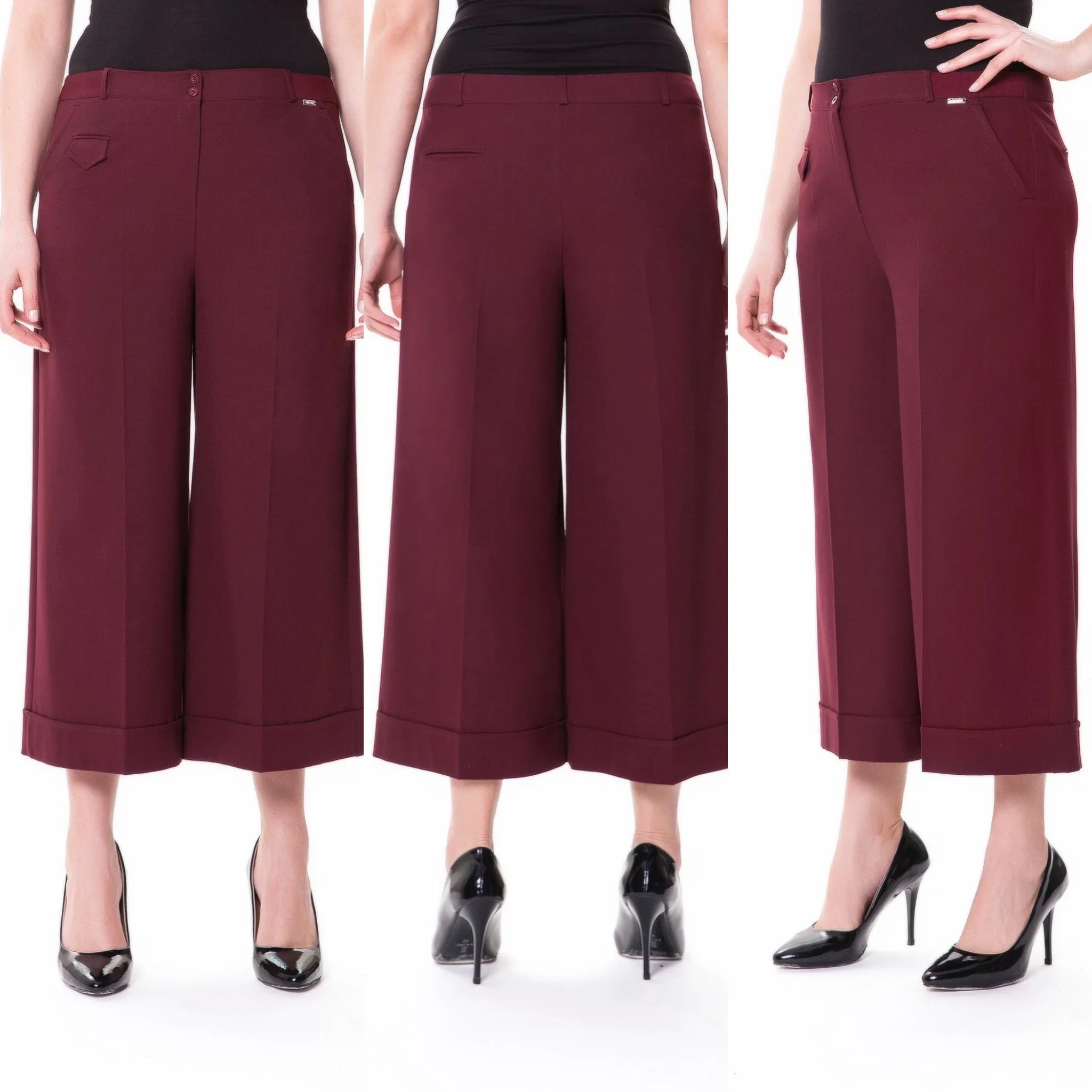 Basic Pallazo Pants - Plus Sizes