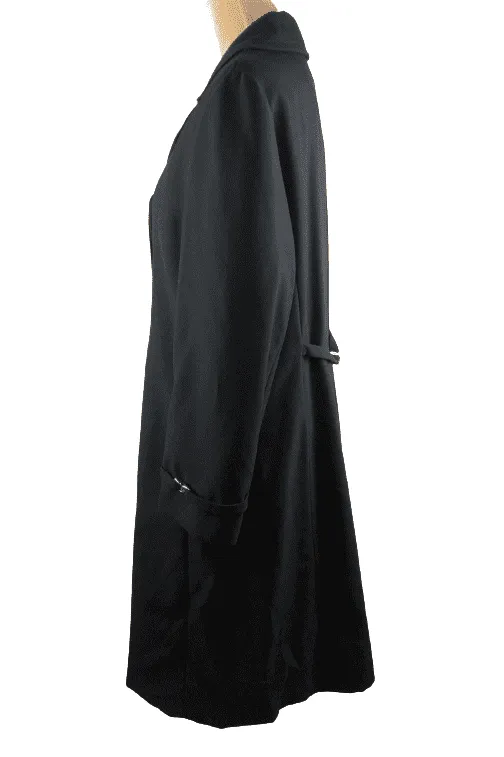 Belson women's black trench coat