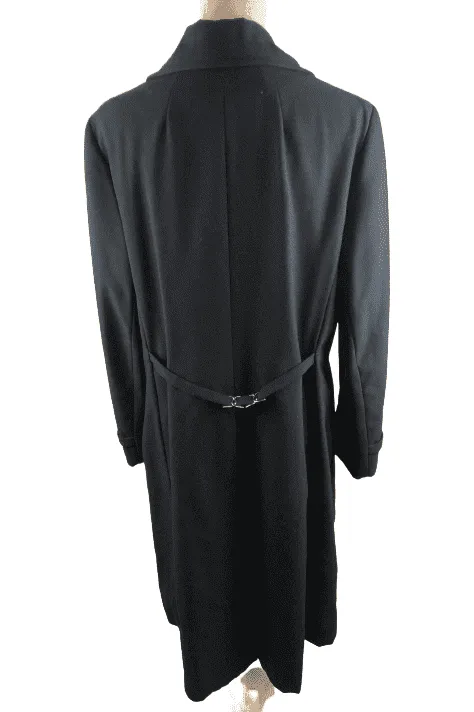 Belson women's black trench coat