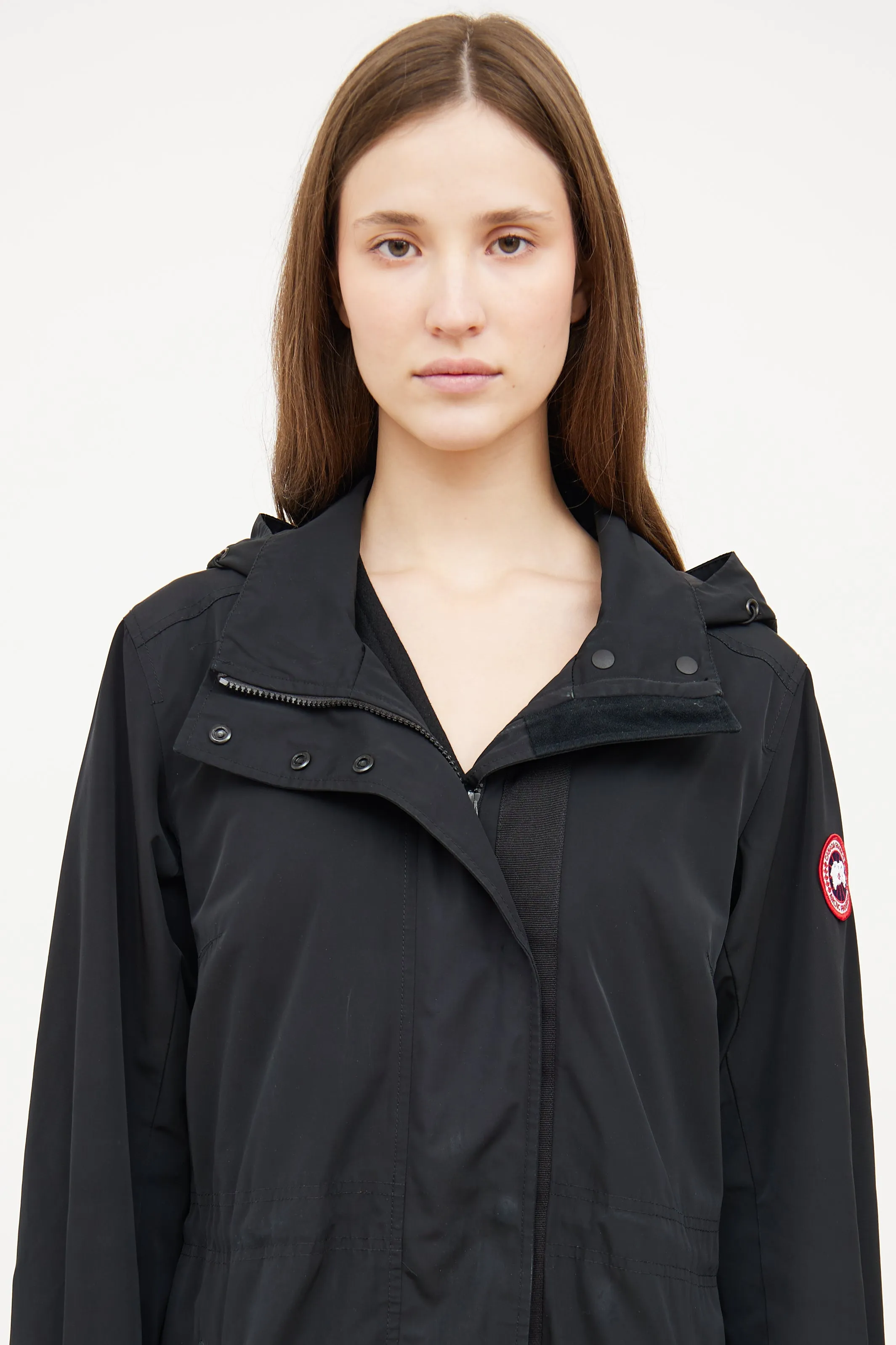 Black Belcarra Shell Coat