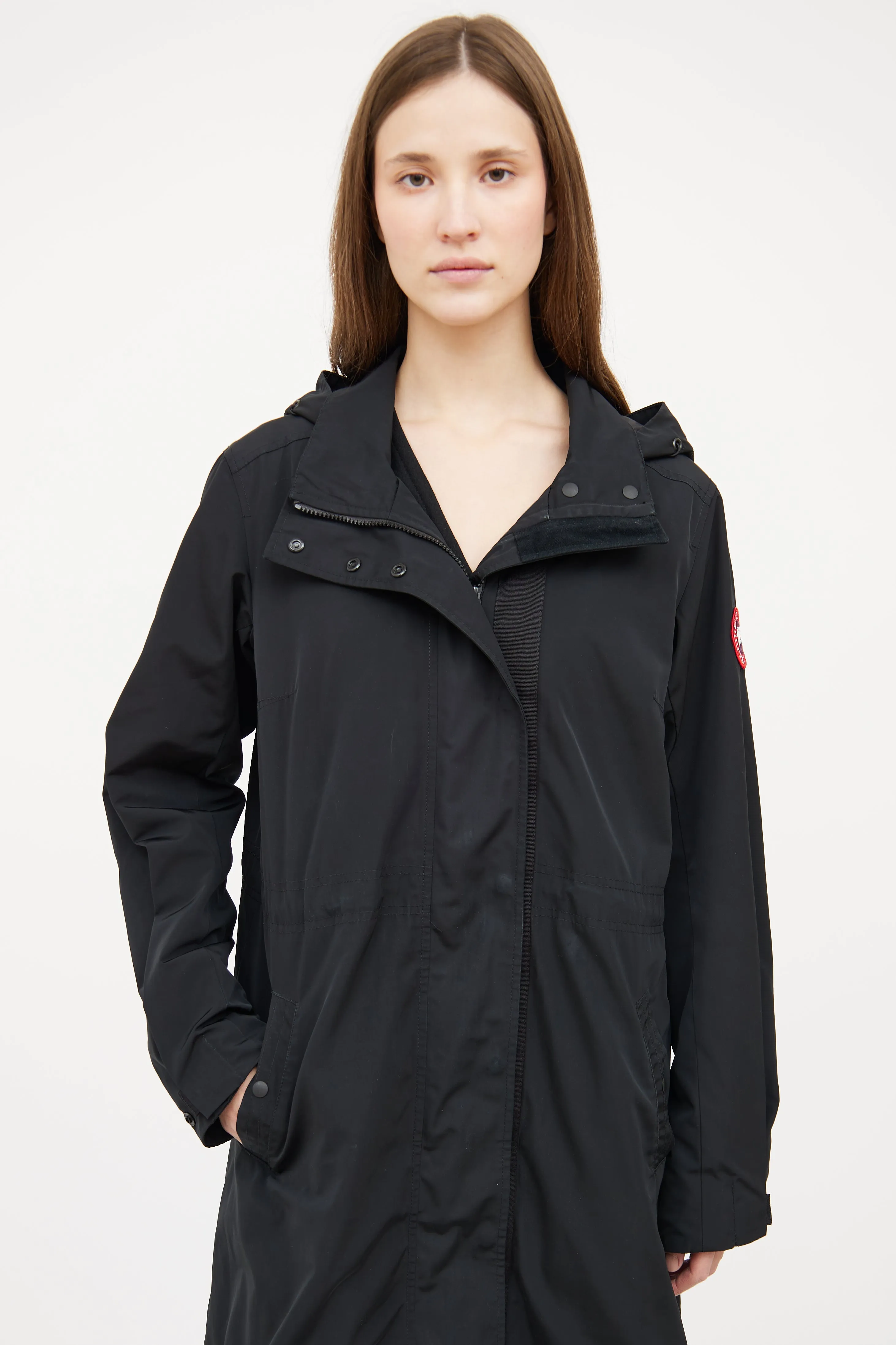 Black Belcarra Shell Coat