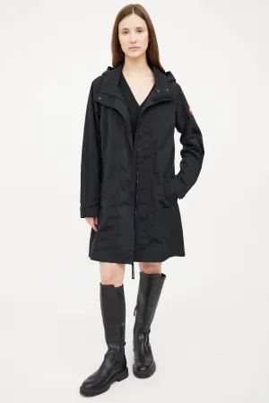 Black Belcarra Shell Coat