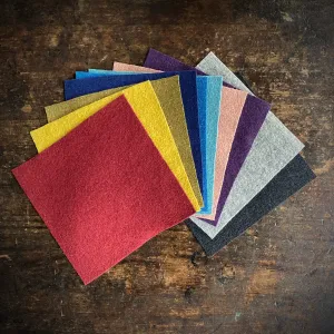 Boiled Merino Wool Fabric - Many Colours