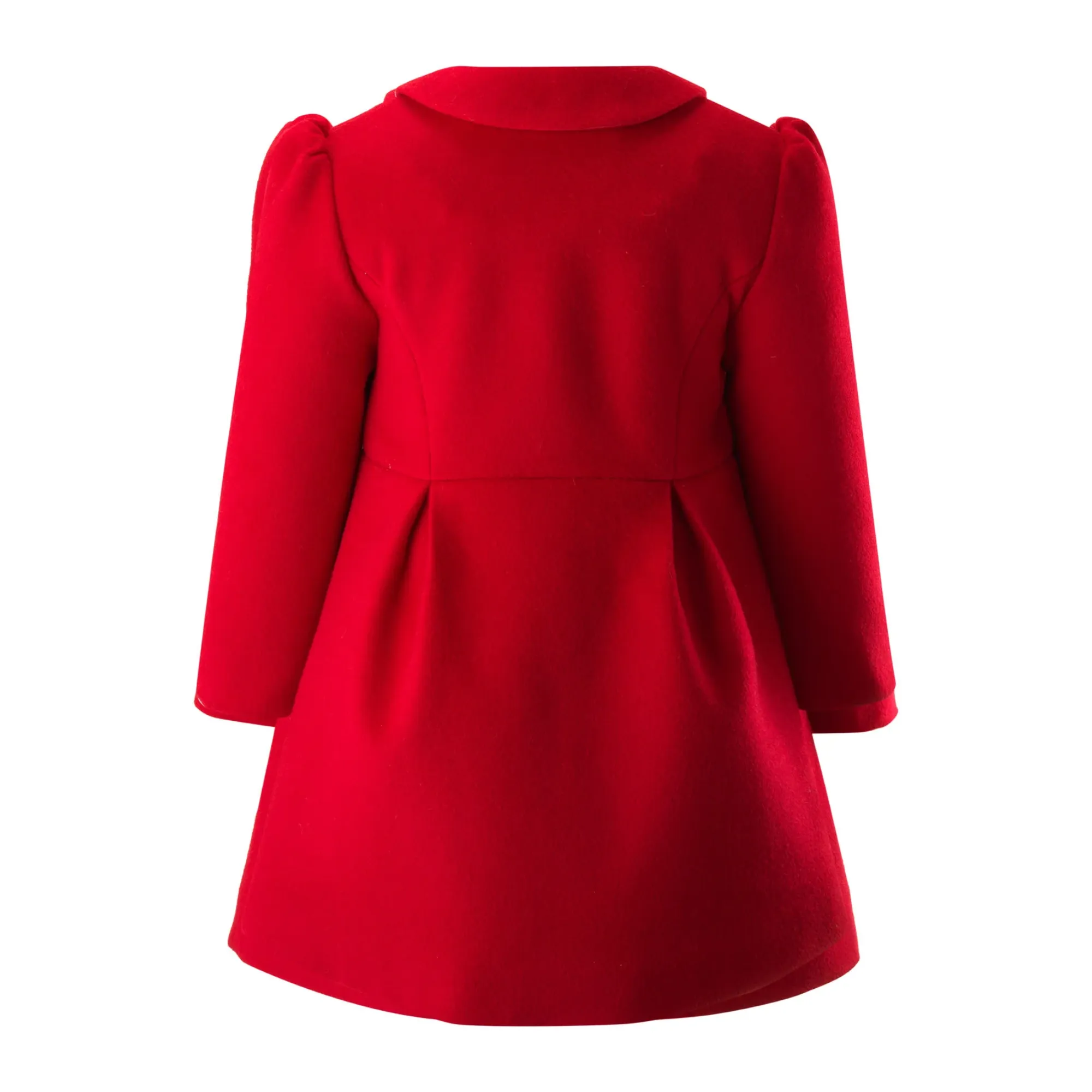 Bow Trim Coat in Red