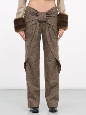 Bow Trousers (SN02-BROWN)