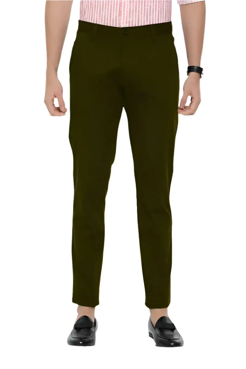 Bronx Chinos - Black and Army Green Pack of 2 Trousers For Men | Ariser