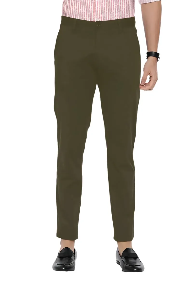 Bronx Chinos - Black and Army Green Pack of 2 Trousers For Men | Ariser