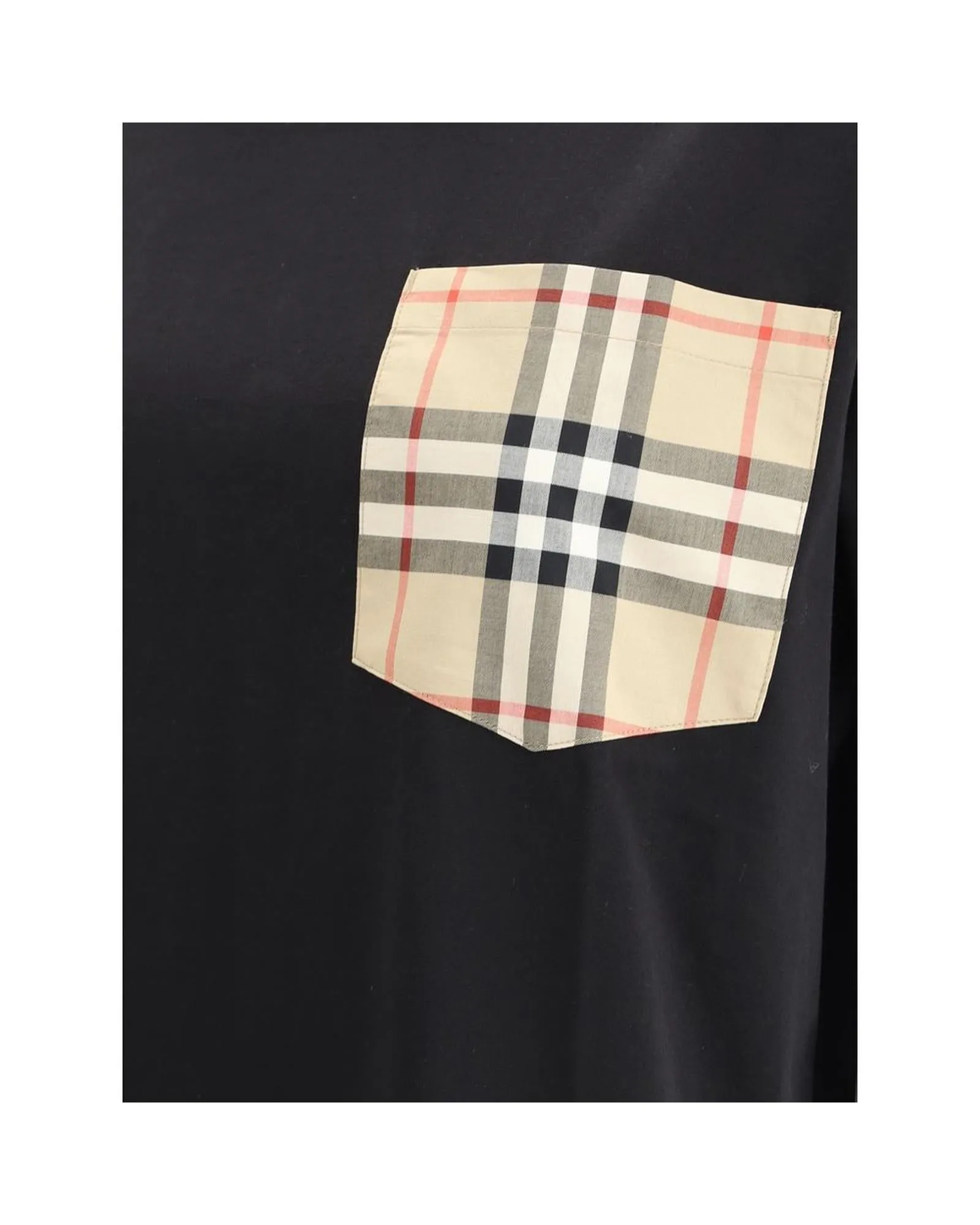 Burberry Men Check Pocket TShirt 8045262