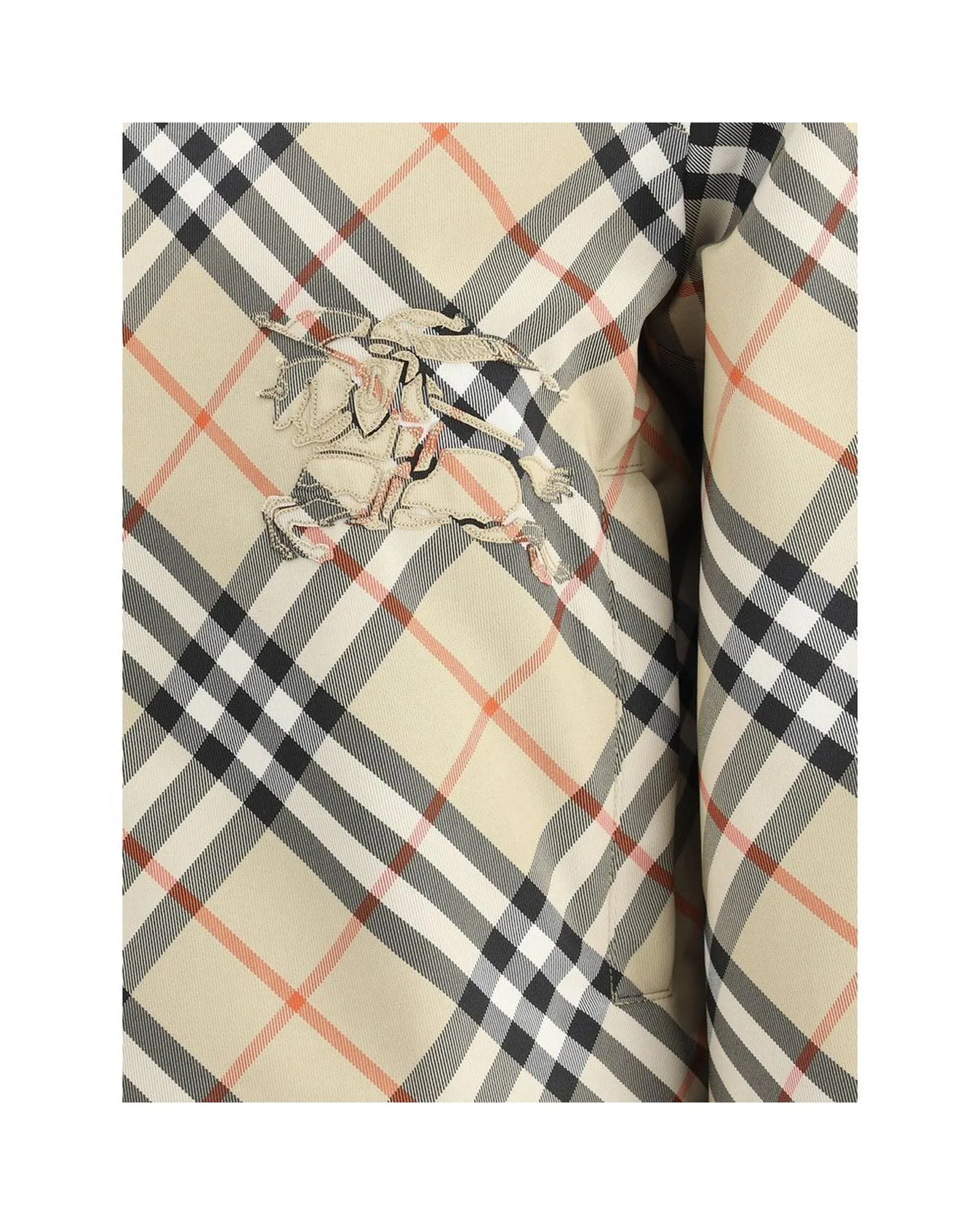 Burberry Reversible Jacket with Adjustable Hood and Zippered Pockets