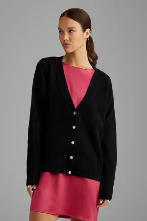 Cardigan en tricot brossé - Femme