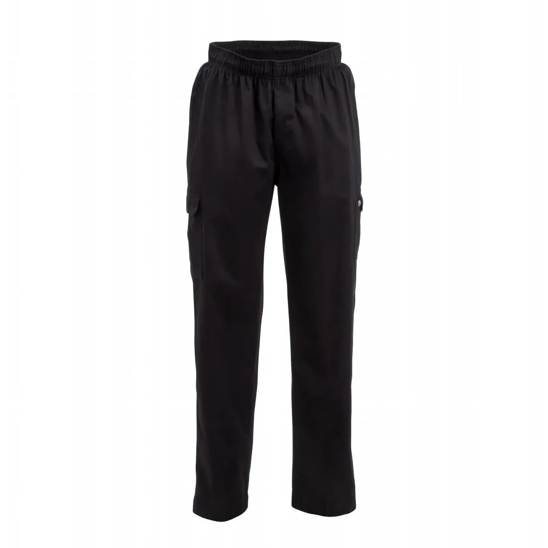 Chef Works Unisex Classic Fit Cargo Chefs Trousers Black XS