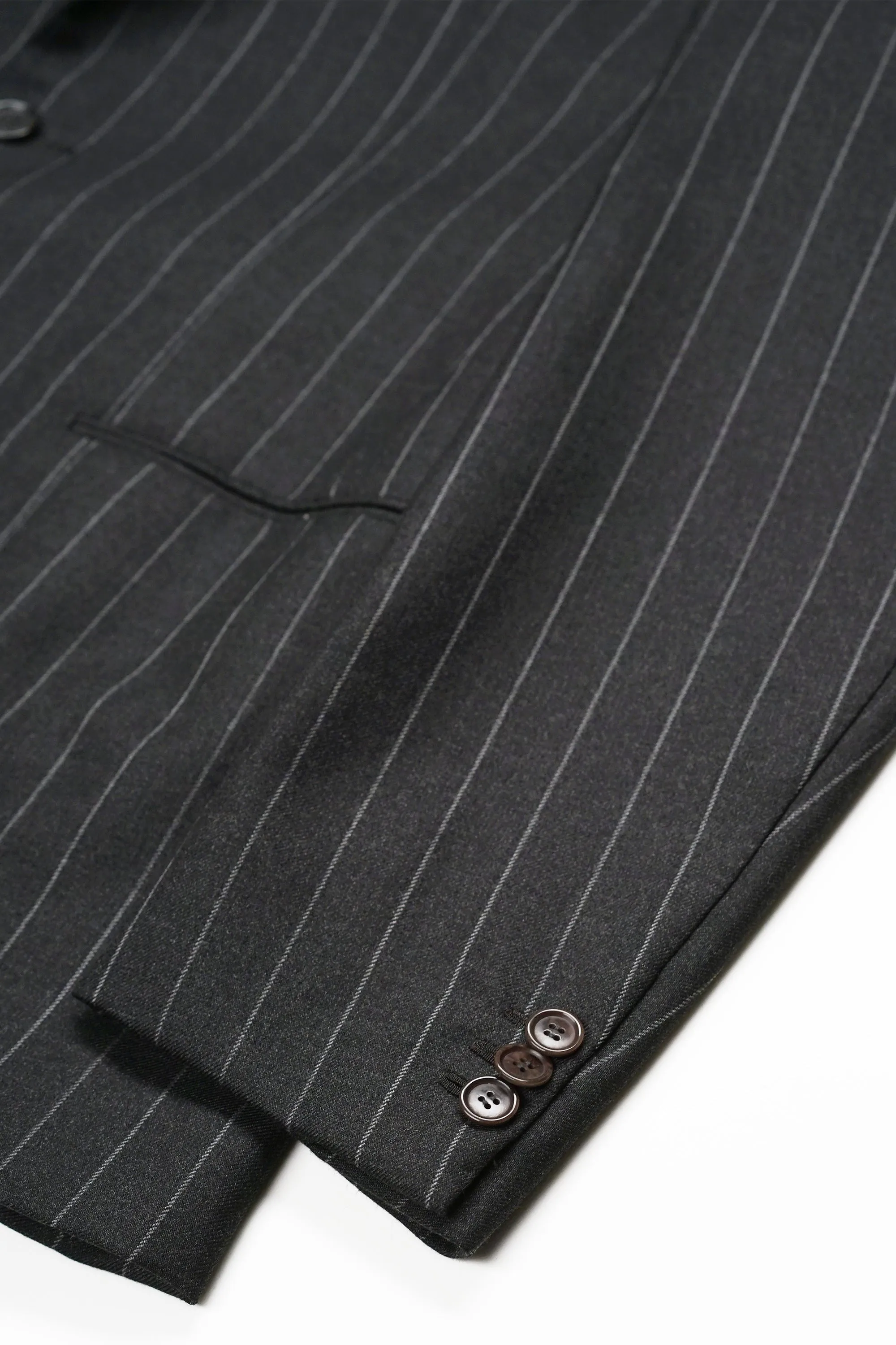 Ciccio Charcoal Chalkstripe Wool Suit