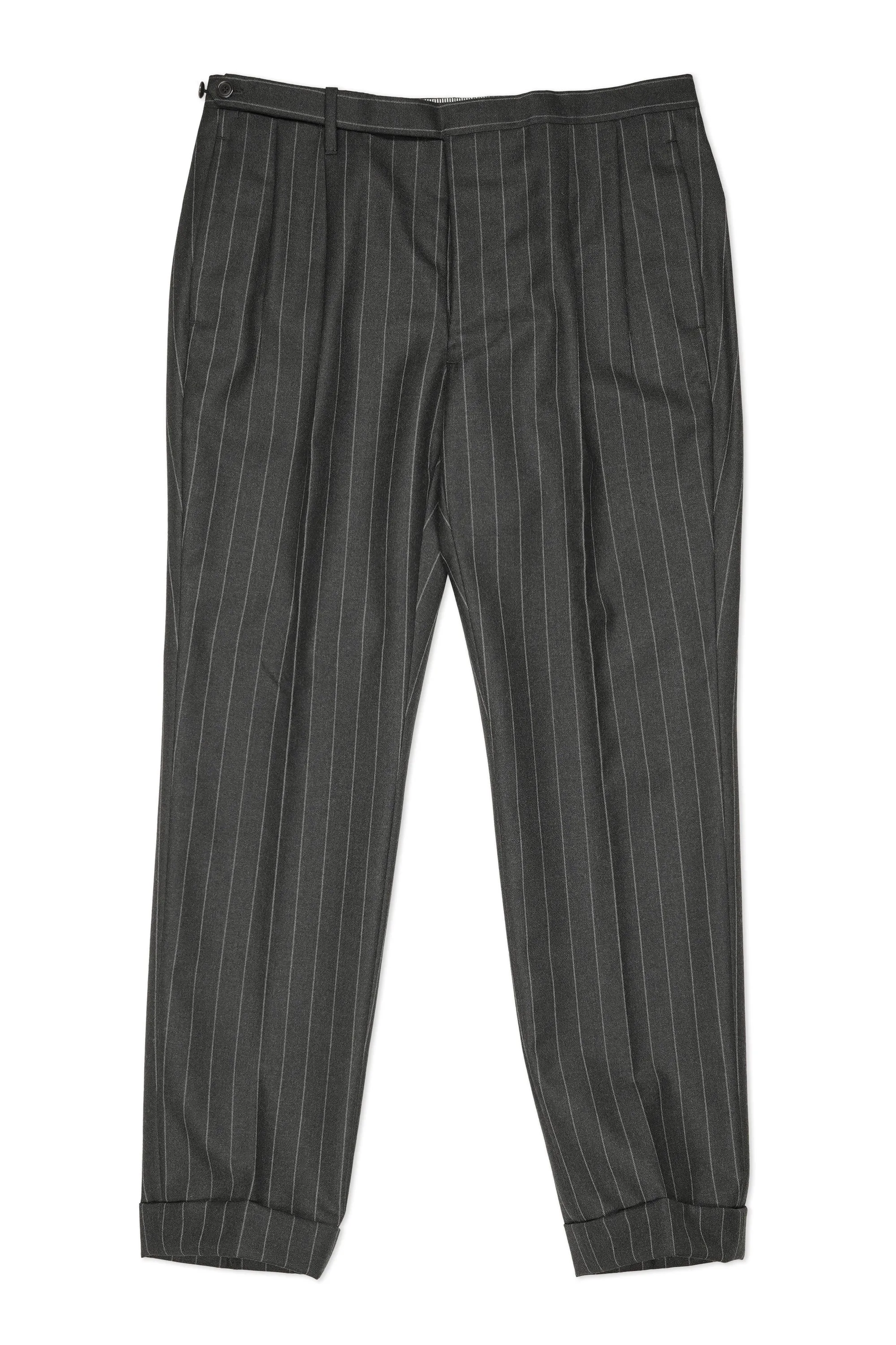 Ciccio Charcoal Chalkstripe Wool Suit