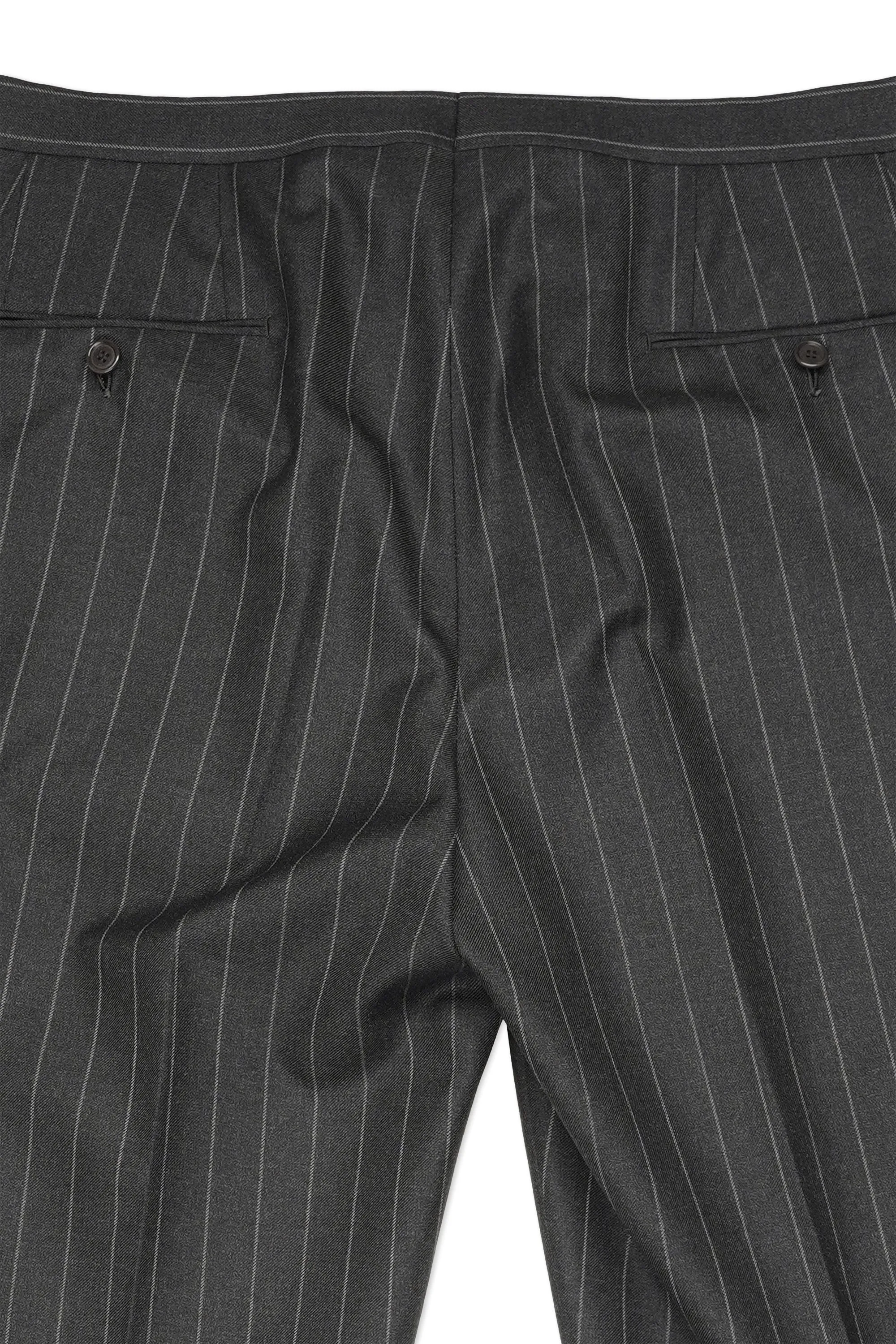 Ciccio Charcoal Chalkstripe Wool Suit