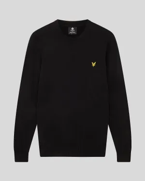 Cotton Merino Crew Neck Jumper Plus