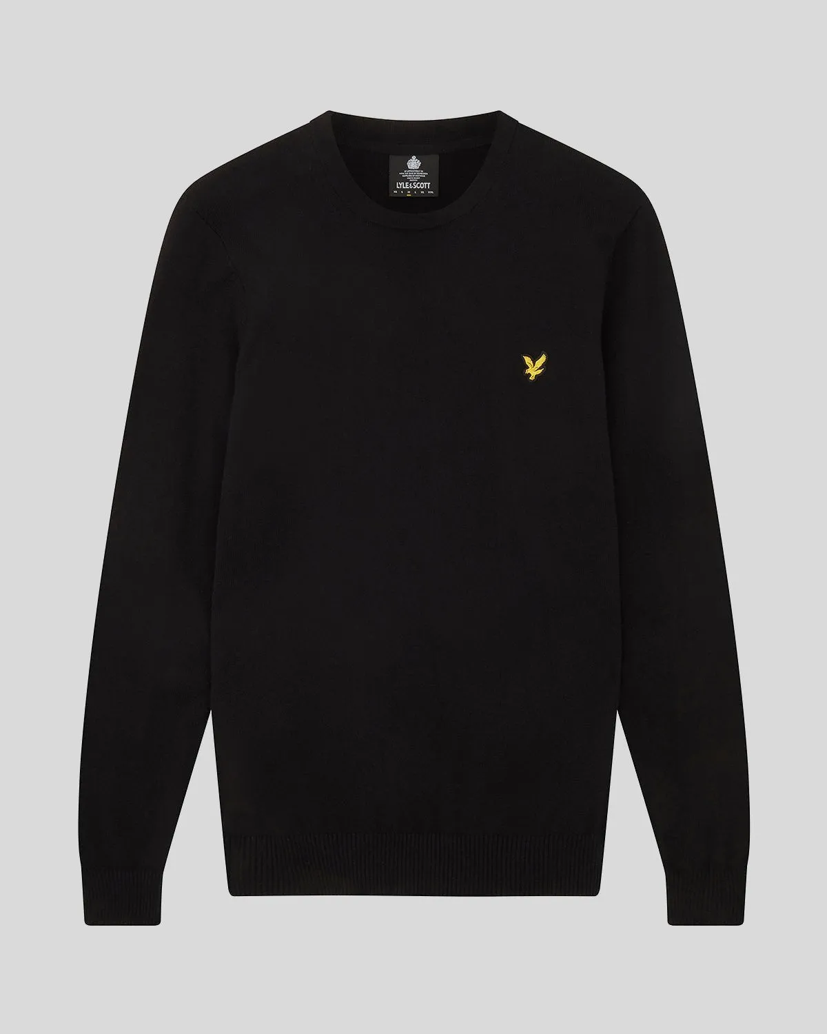Cotton Merino Crew Neck Jumper Plus