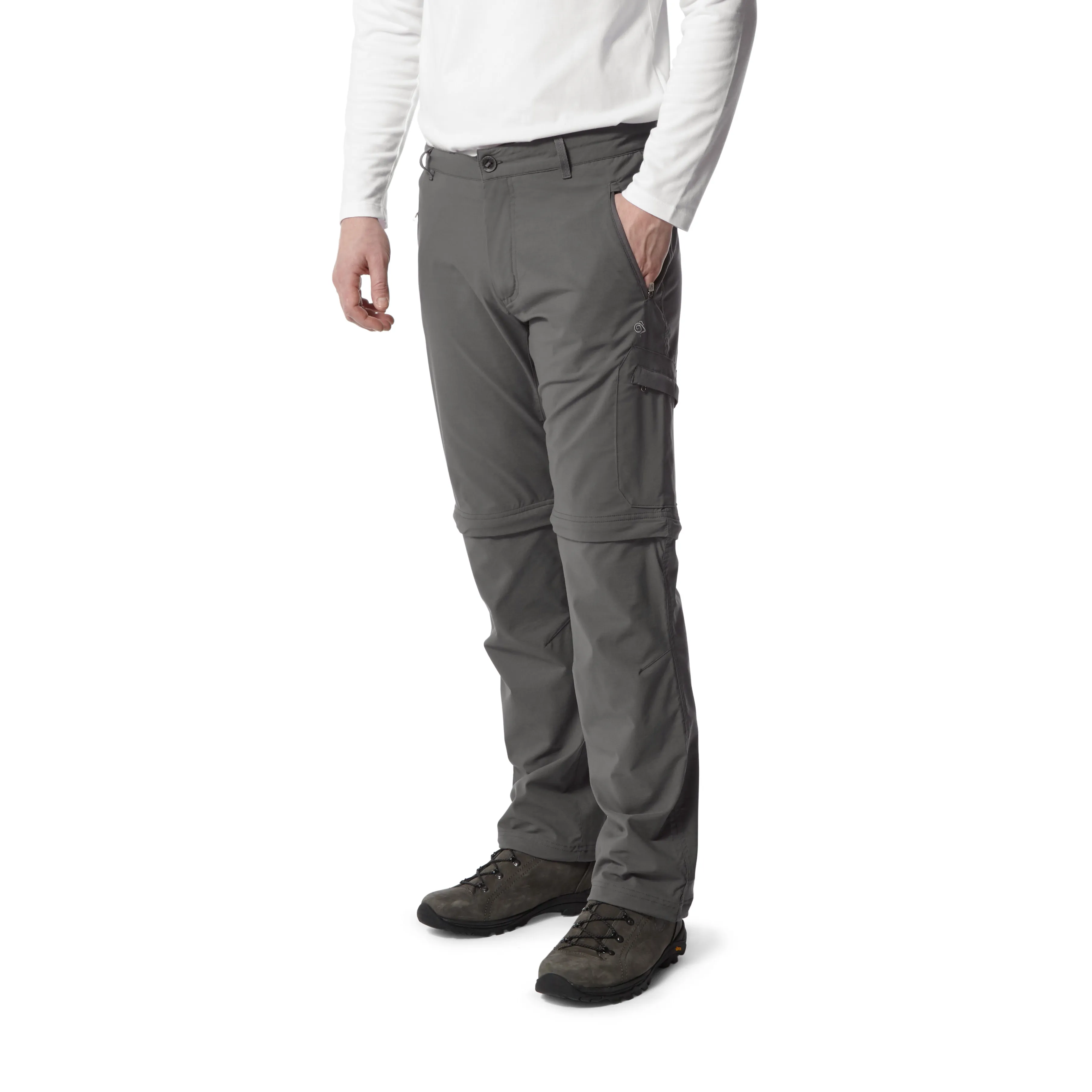 Craghoppers Men&#x27;s Nosilife Pro Convertible Trousers Elephant | Buy Craghoppers Men&#x27;s Nosilife Pro Convertible Trousers Elephant here | Outnorth