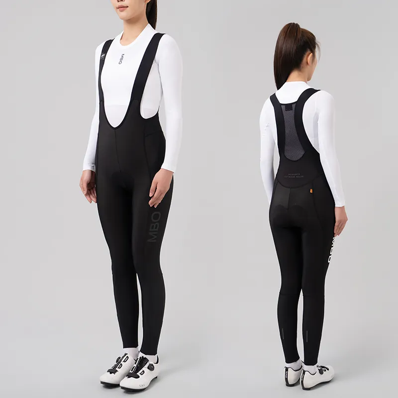 Delicacy Women's All Road Thermal  Bibs Tights -Black