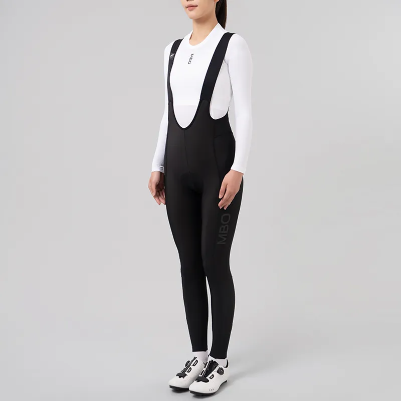 Delicacy Women's All Road Thermal  Bibs Tights -Black