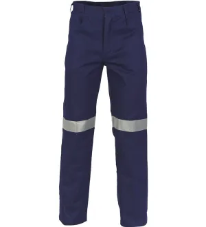 DNC Cotton Drill Pants with 3M R/Tape - Regular/Stout/Long