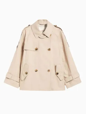 Dtrench short trench coat