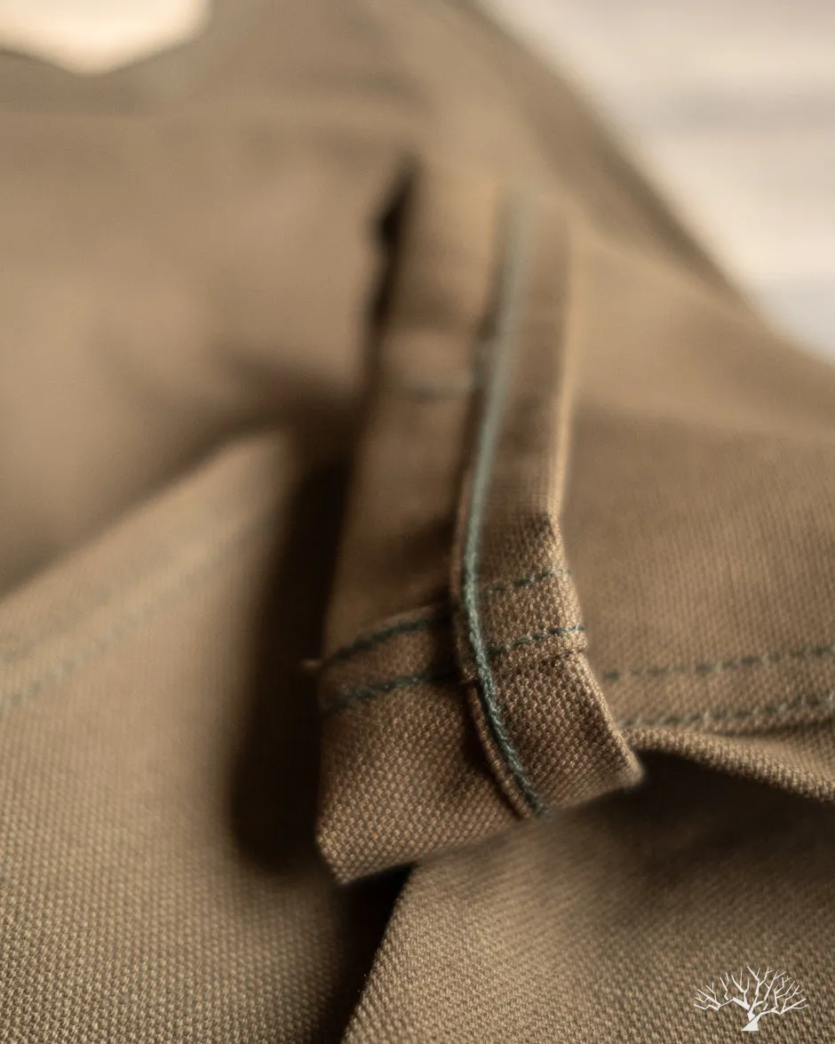 Duck Canvas Flight Trousers - Seaweed Green