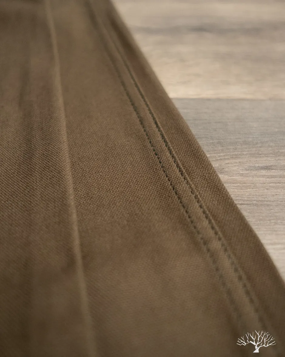 Duck Canvas Flight Trousers - Seaweed Green