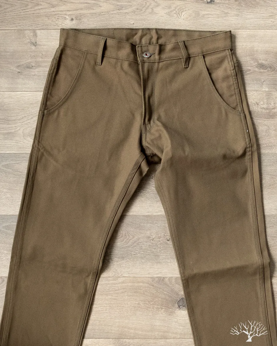 Duck Canvas Flight Trousers - Seaweed Green