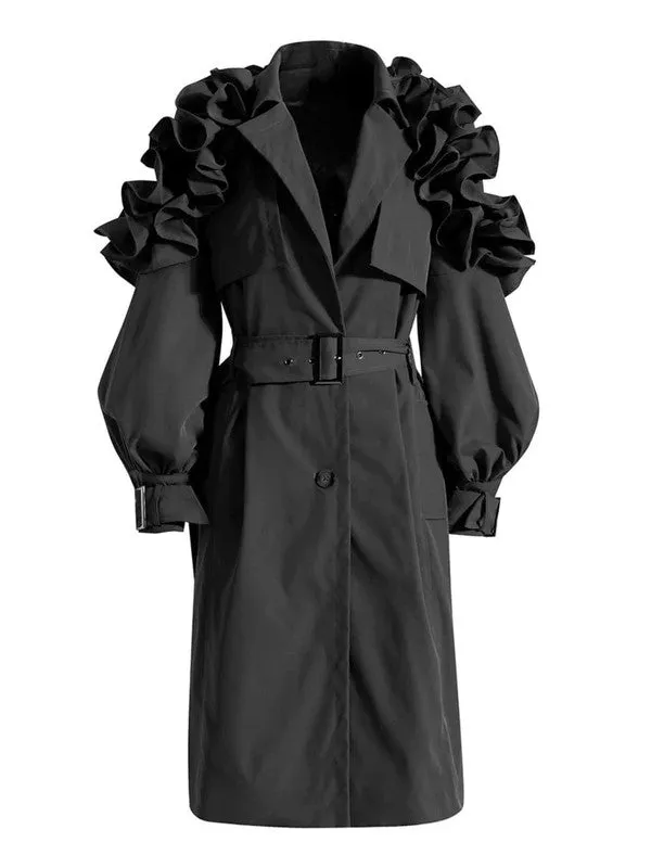 EARLY ARRIVAL TRENCH COAT (XL 1X 2X) 2 COLORS