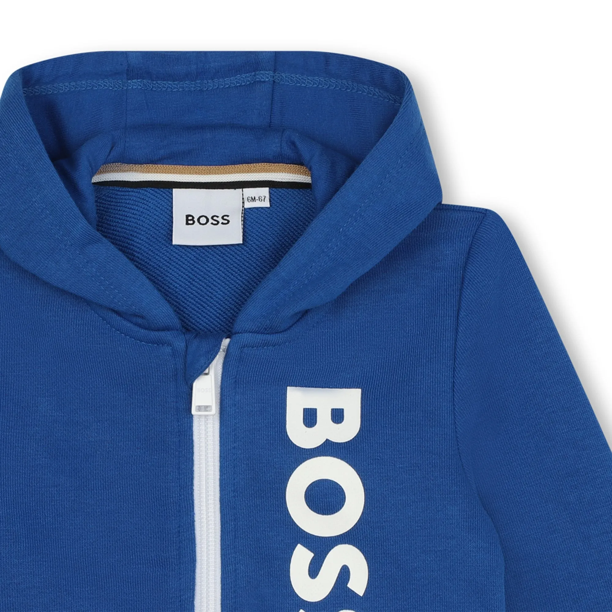 Electric Blue Hooded Cardigan