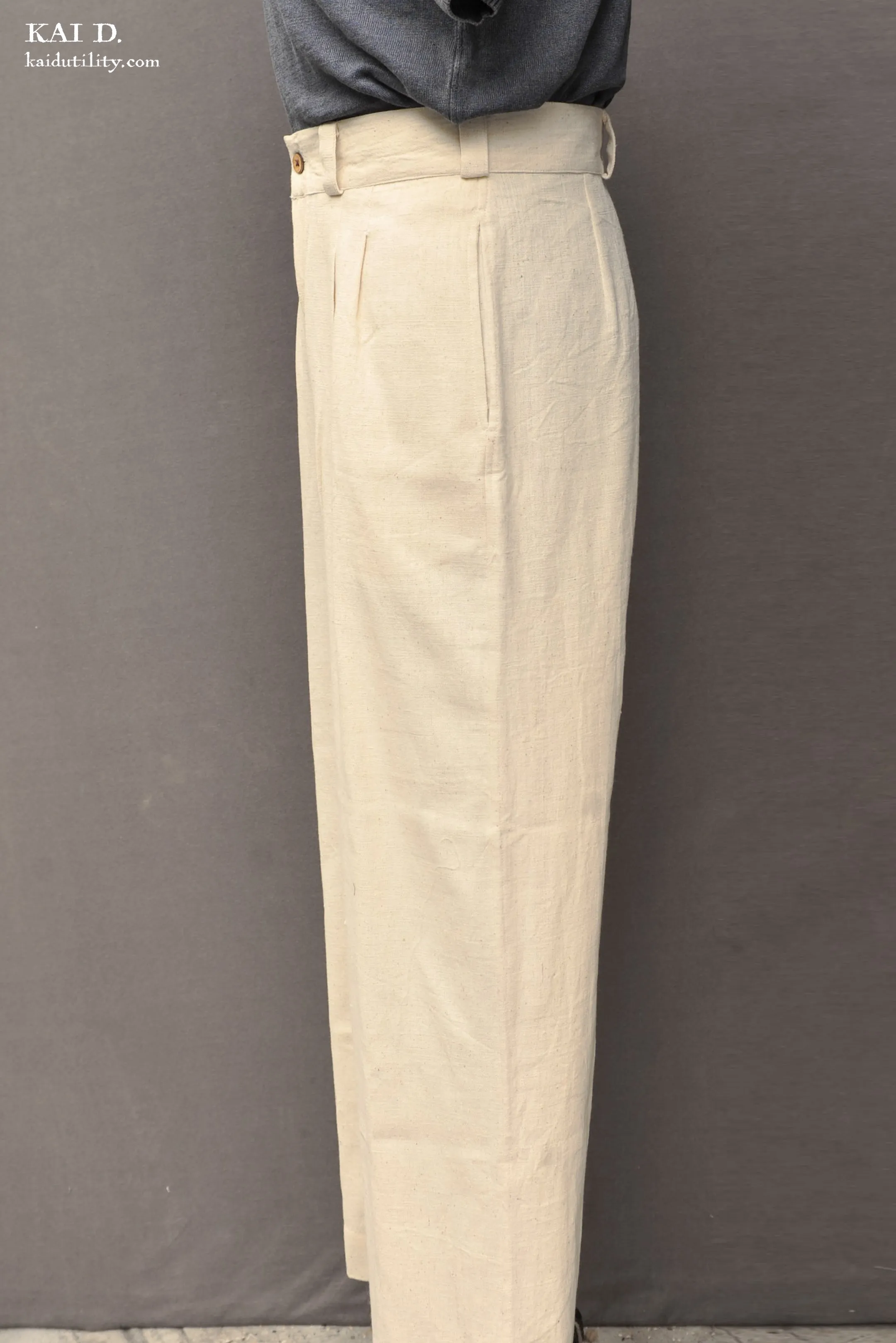 Ferrara Trousers - Undyed Cotton - M (31)