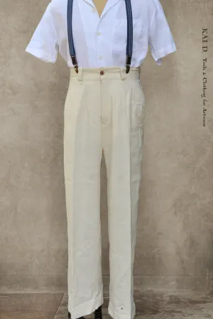 Ferrara Trousers - Undyed Cotton - M (31)