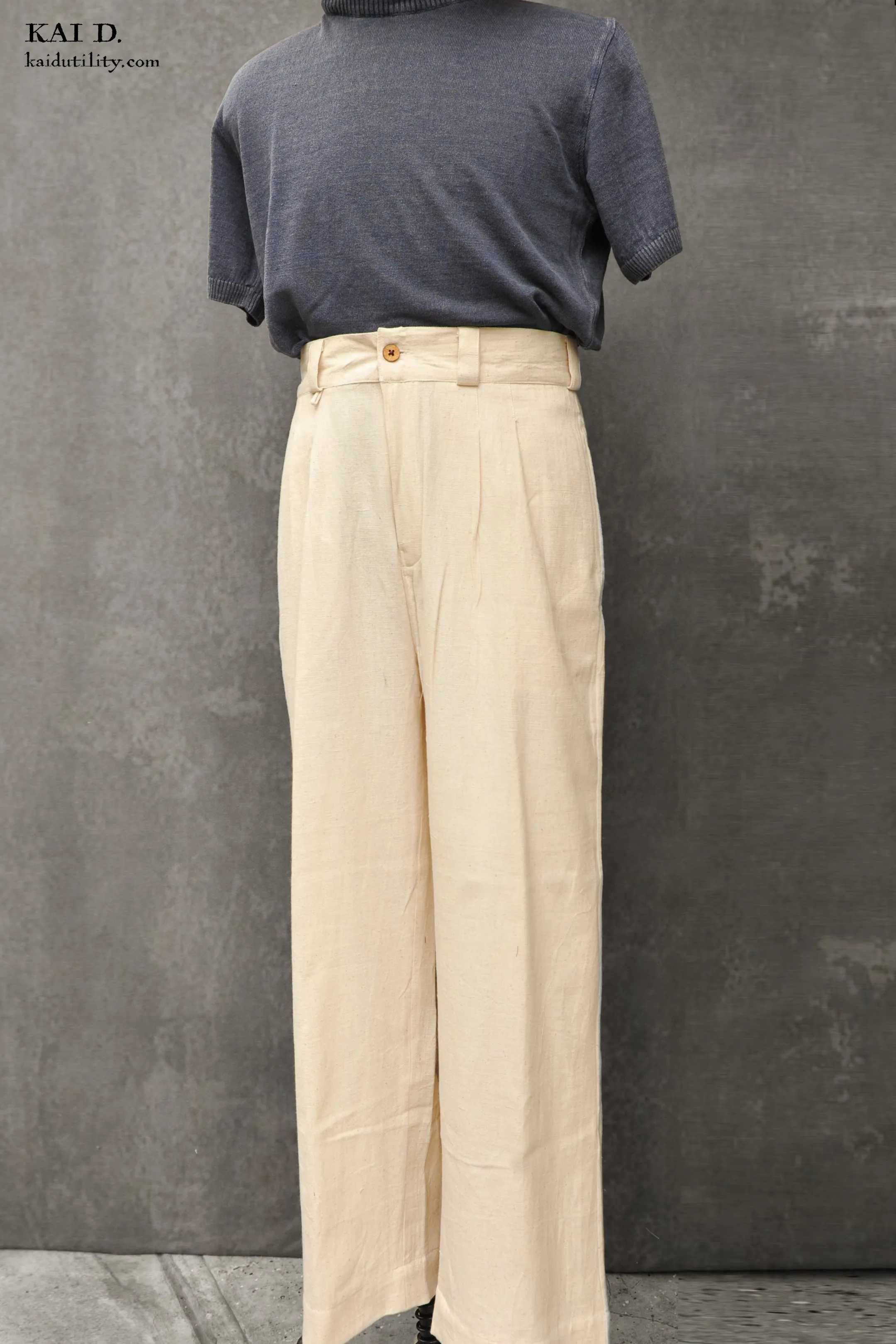 Ferrara Trousers - Undyed Cotton - M (31)