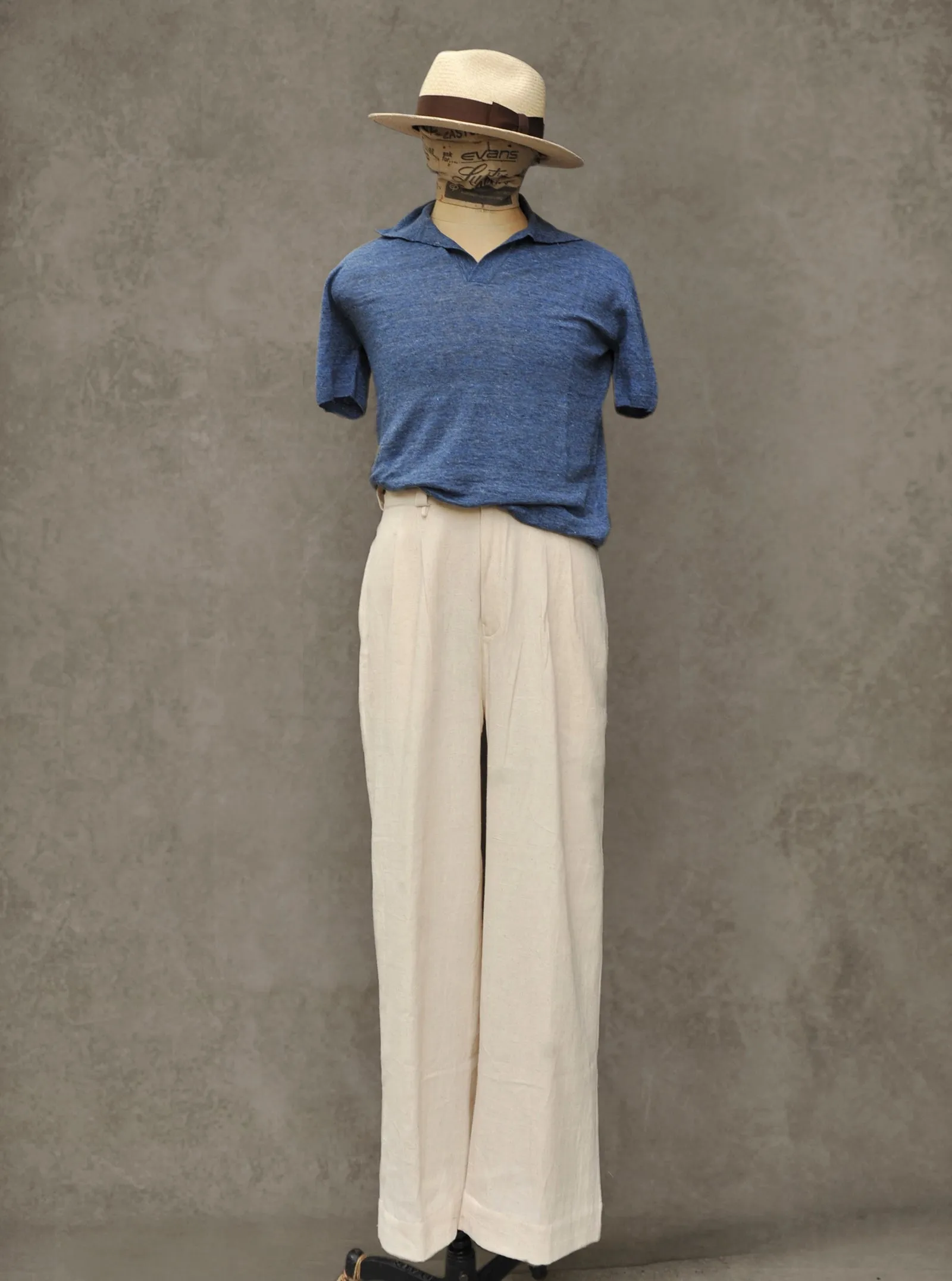 Ferrara Trousers - Undyed Cotton - M (31)