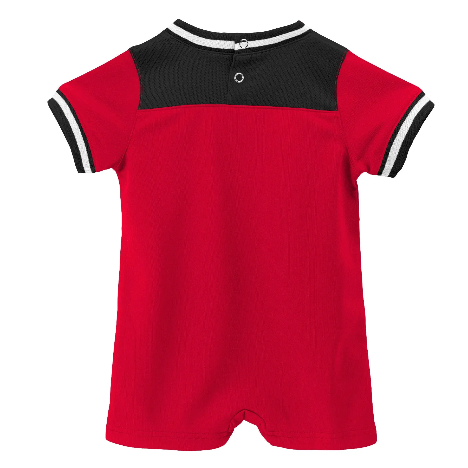 Georgia Bulldogs Baby Boy Runback Romper