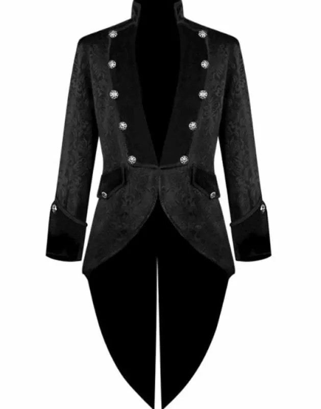 Golden Velvet Tuxedo with Steampunk Flair for Unique Style