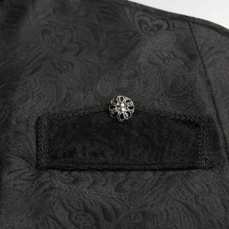 Golden Velvet Tuxedo with Steampunk Flair for Unique Style